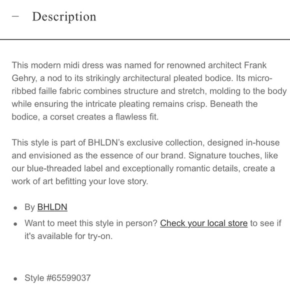 NWT BHLDN Gehry Dress - Picture 5 of 8